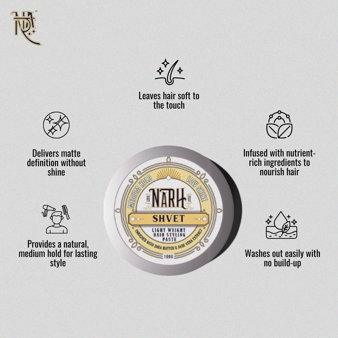 SHVET | Light Weight Hair Wax Pomade