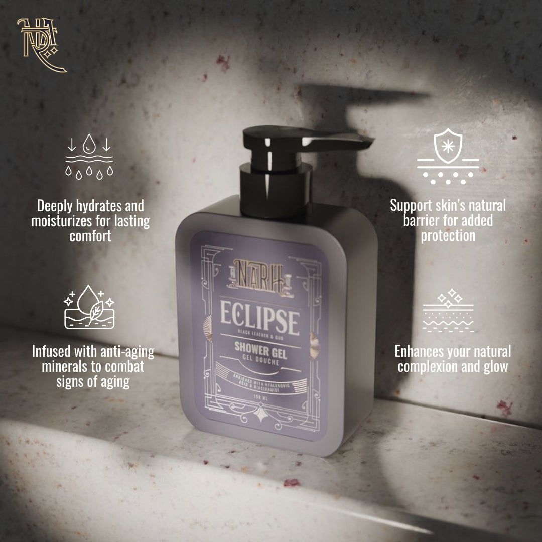 ECLIPSE | Oud &amp; Black Leather | Body Wash