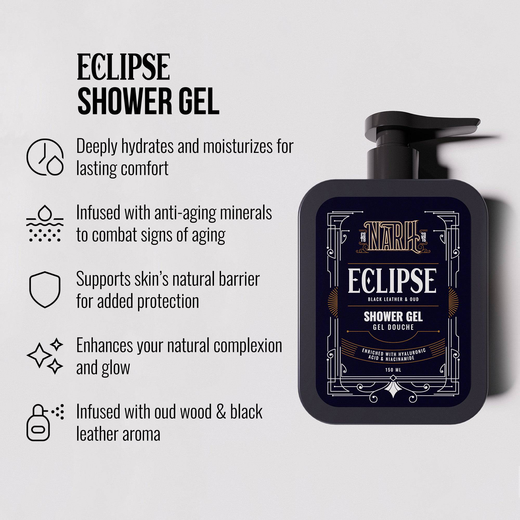 ECLIPSE | Oud &amp; Black Leather | Body Wash