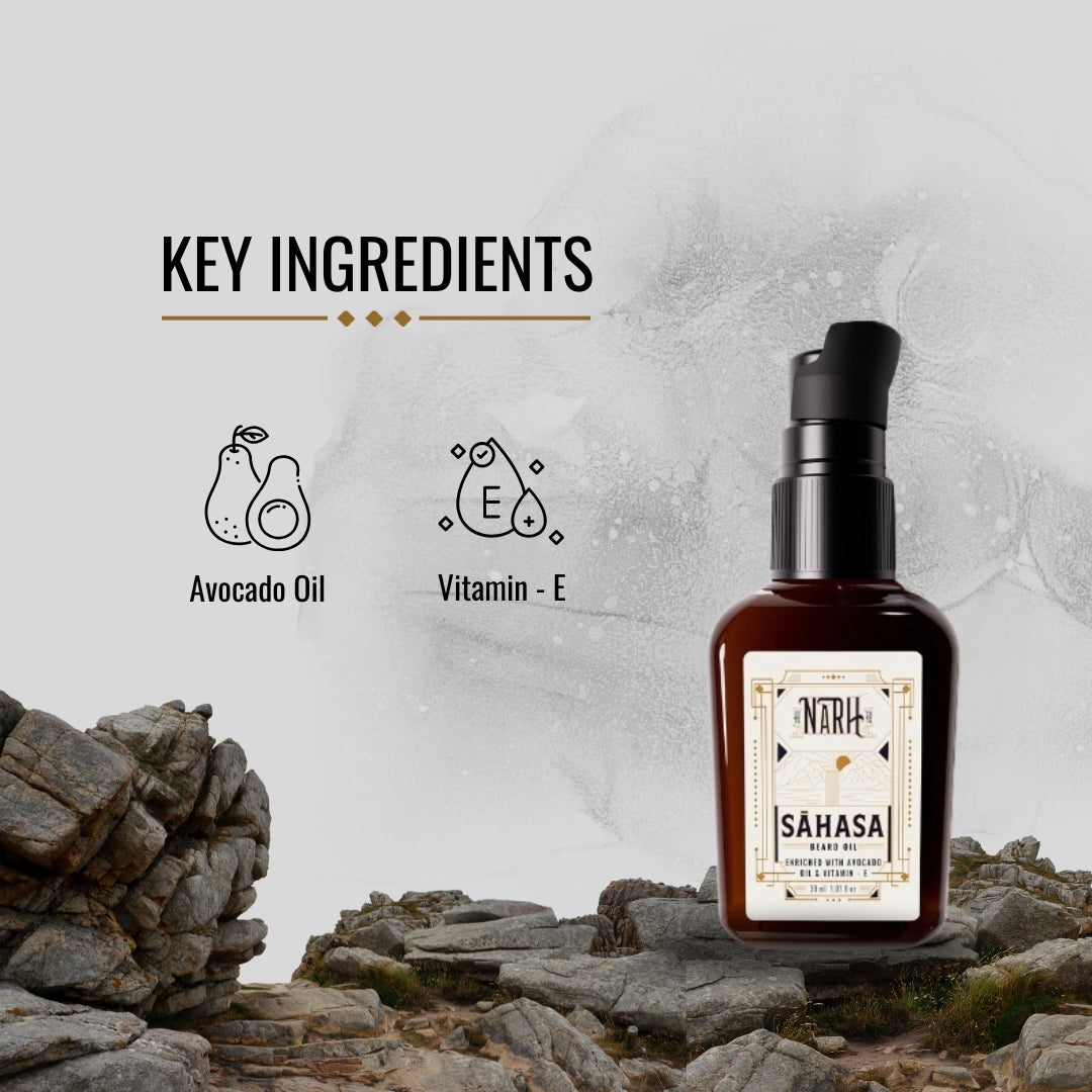 SAHASA | Naturally Crafted Beard Oil