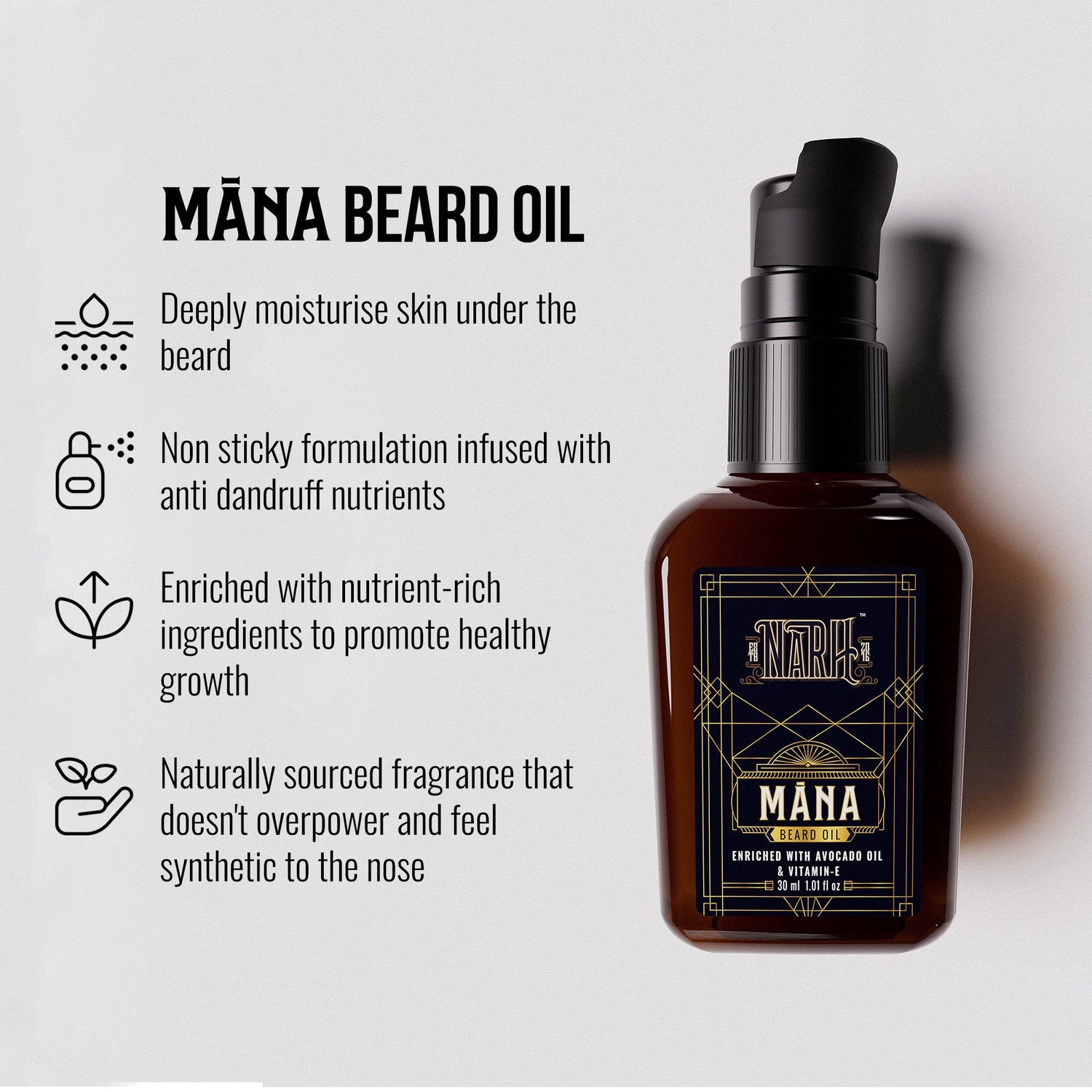 MANA | Naturally Crafted Beard Oil